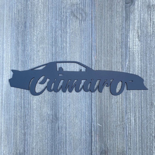 3rd Generation Camaro - 1982-1992 - Metal Sign Cutout