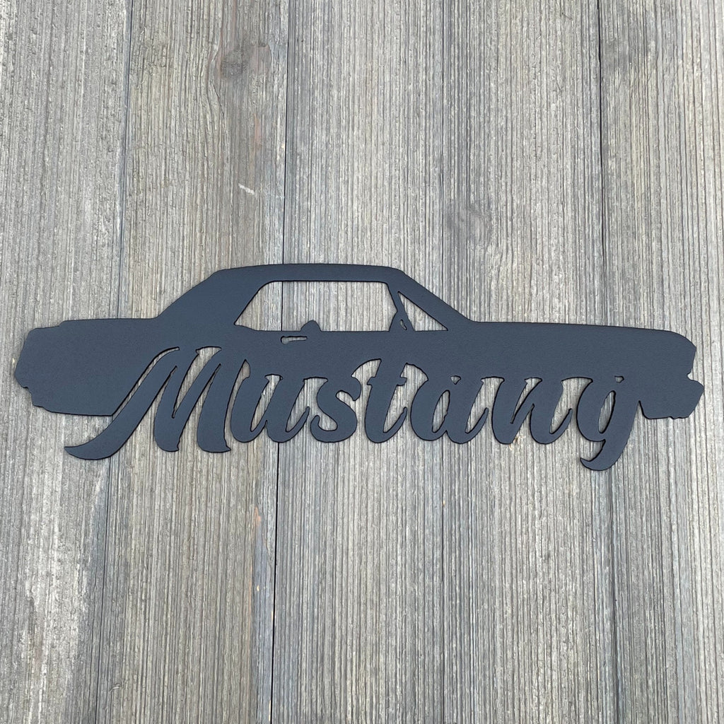 First Generation Mustang - 1965-1973 - Metal Sign Cutout