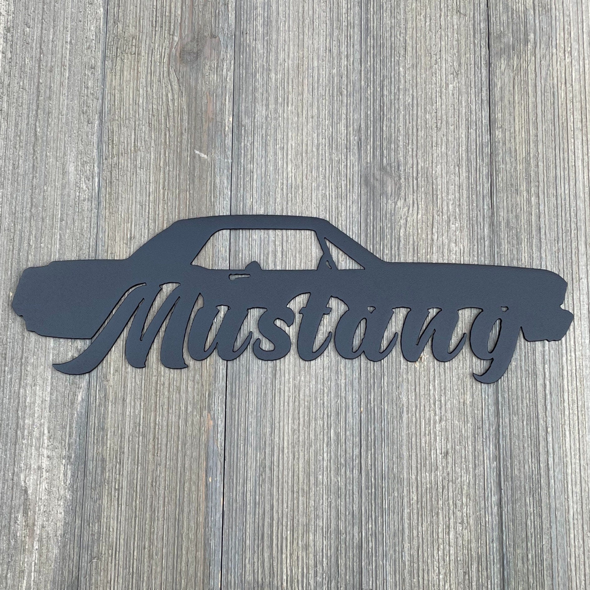 First Generation Mustang - 1965-1973 - Metal Sign Cutout