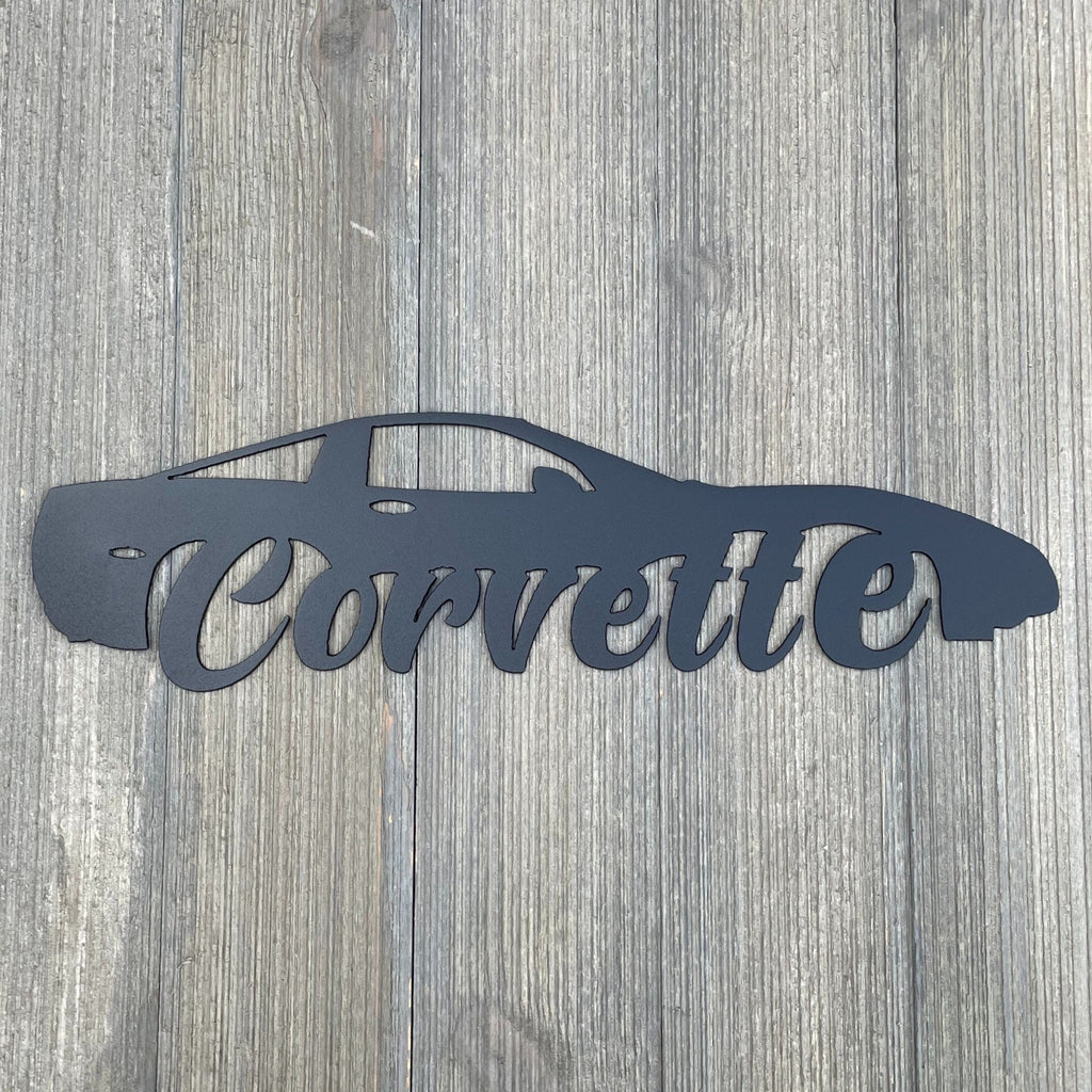 C5 Corvette - 1997-2004 - Metal sign cutout