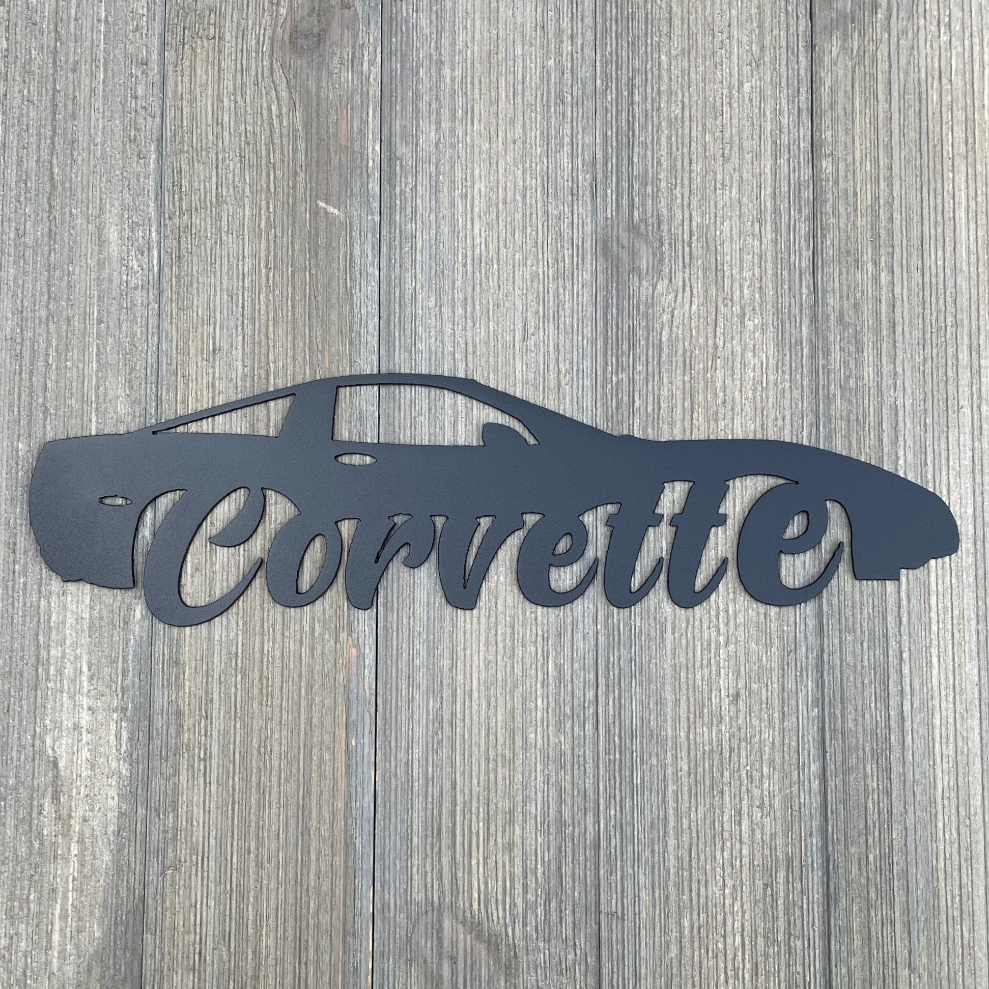 C5 Corvette - 1997-2004 - Metal sign cutout