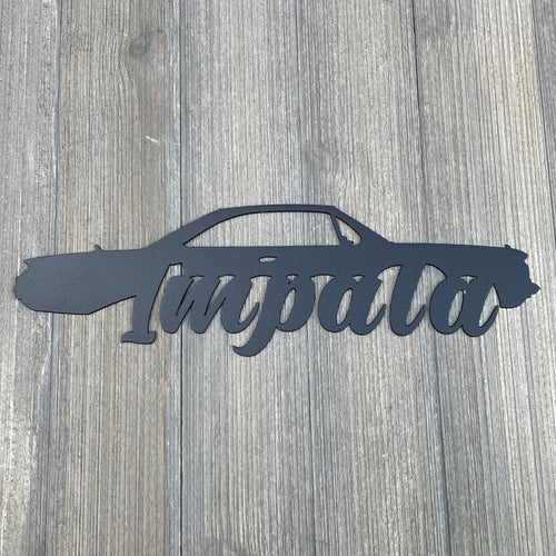 1961 Impala Metal Sign Cutout