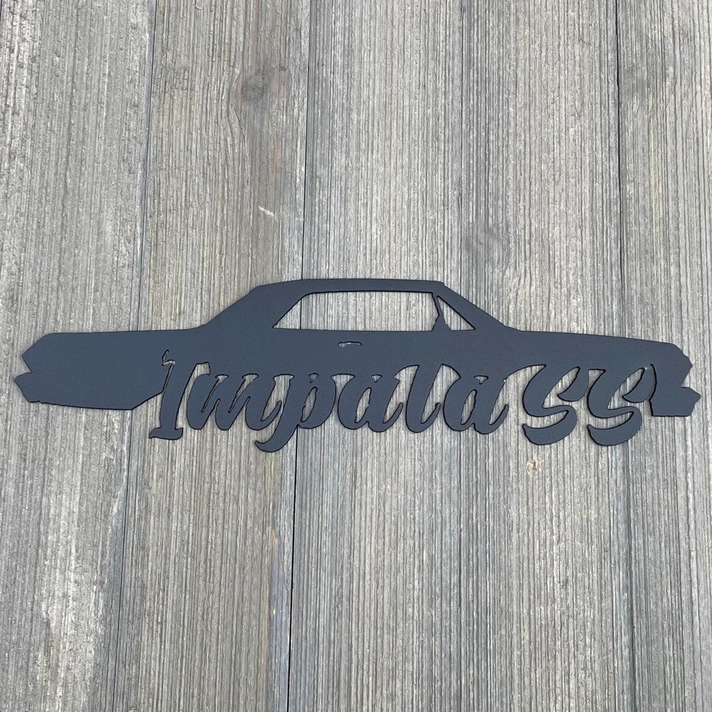 Impala SS Metal Sign Cutout