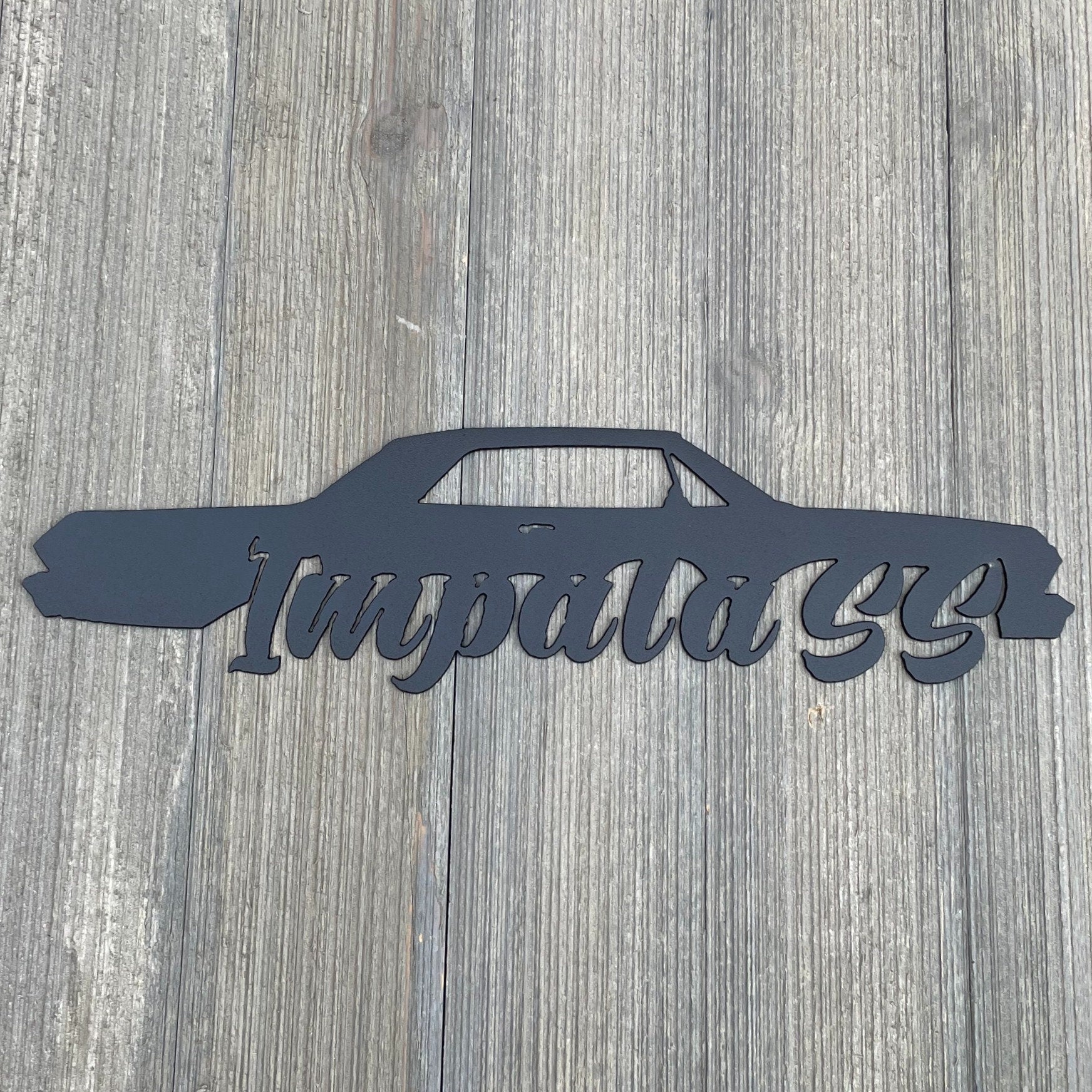 Impala SS Metal Sign Cutout