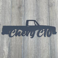Chevrolet Squarebody C10 Metal Sign cutout