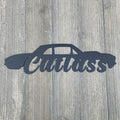 1961 Oldsmobile Cutlass Metal Sign Cutout