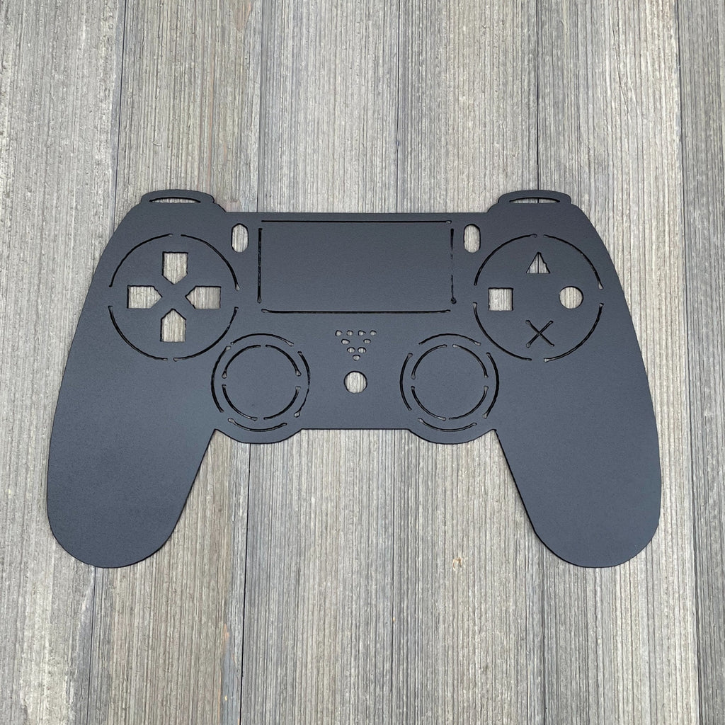 Gamer's Haven: Metal Sign with Sleek Gaming Controller Design – Wall Art for True Gaming Enthusiasts