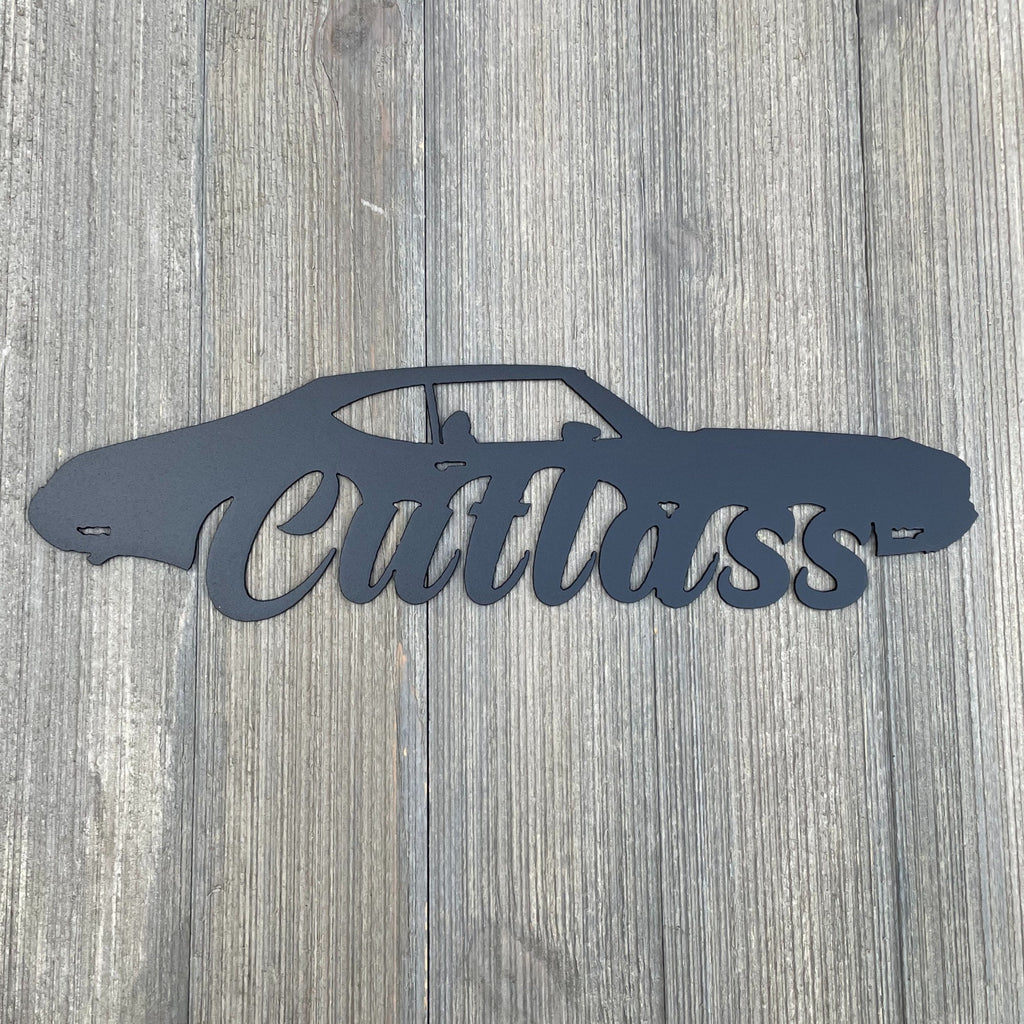 Third Generation Cutlass 1968-1972 Metal sign cutout