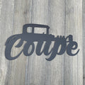 1932 Ford Coupe Metal Sign Cutout