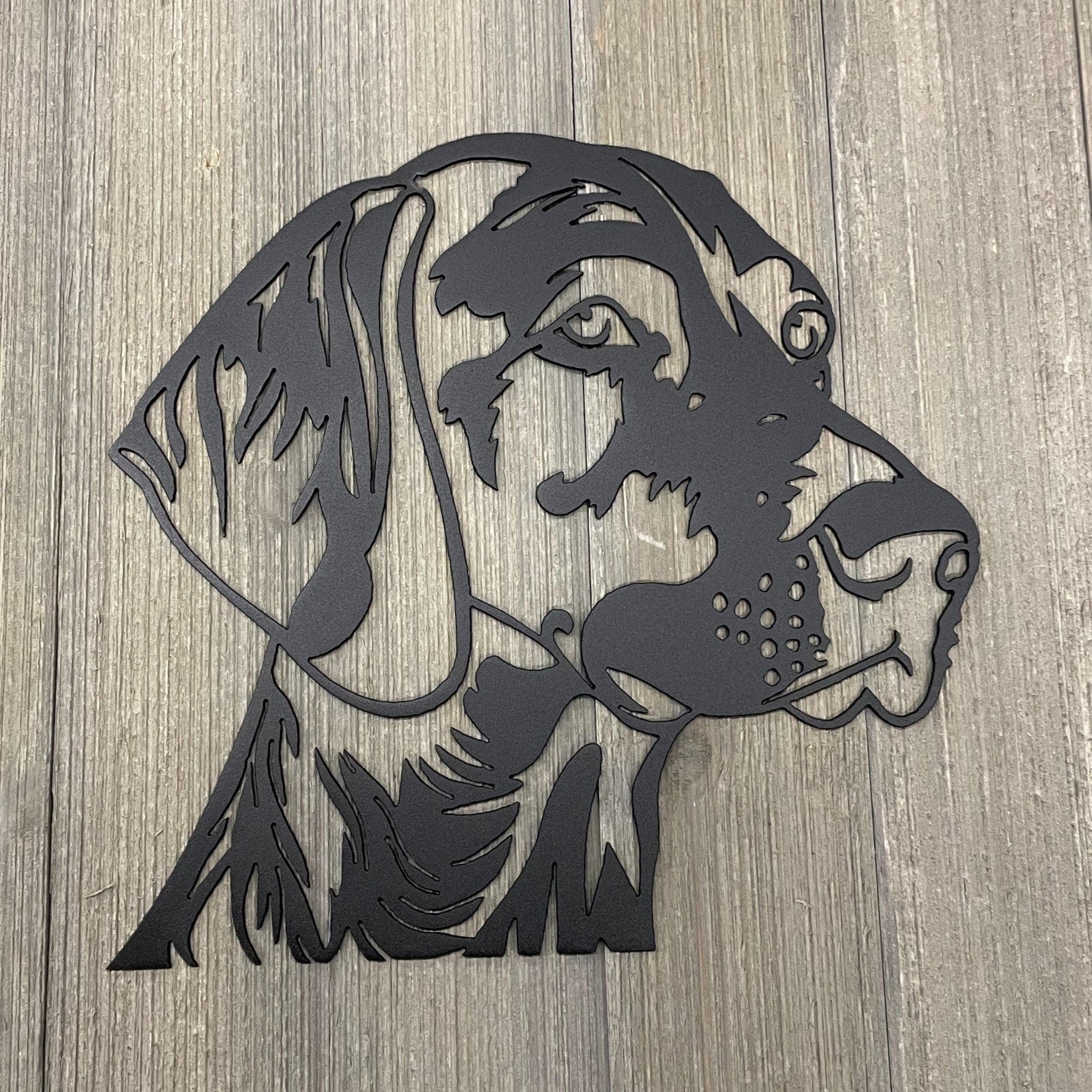 German Shorthaired Pointer Metal Sign Cutout