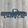 C10 Truck Legacy: Metal Sign Cutout (1967-1972) Second Generation