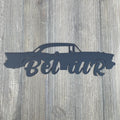 2 Door Chevy Bel Air Metal Sign Cutout