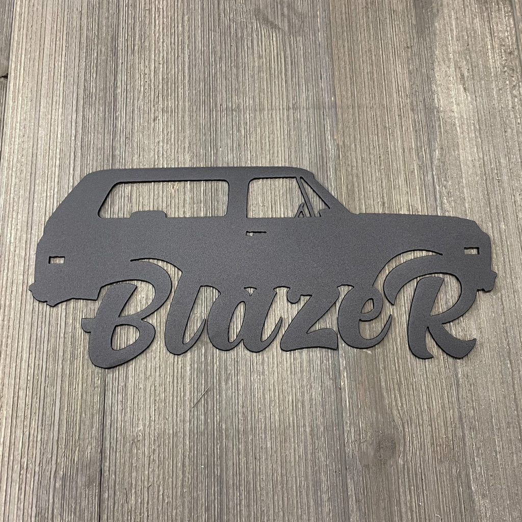 Classic Blazer - 1st Generation 1969-1972 Metal Sign Cutout