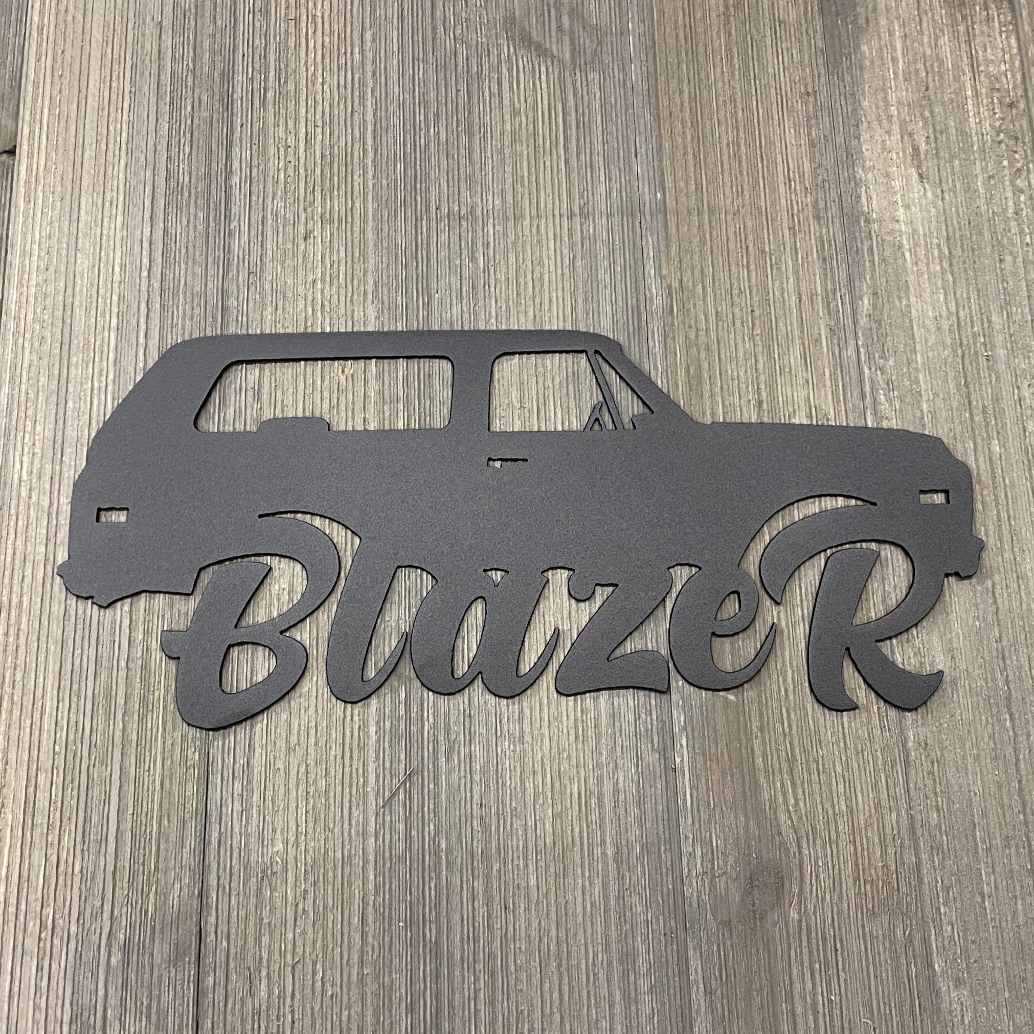 Classic Blazer - 1st Generation 1969-1972 Metal Sign Cutout