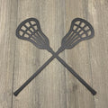 Lacrosse Sticks Metal Sign Cutout