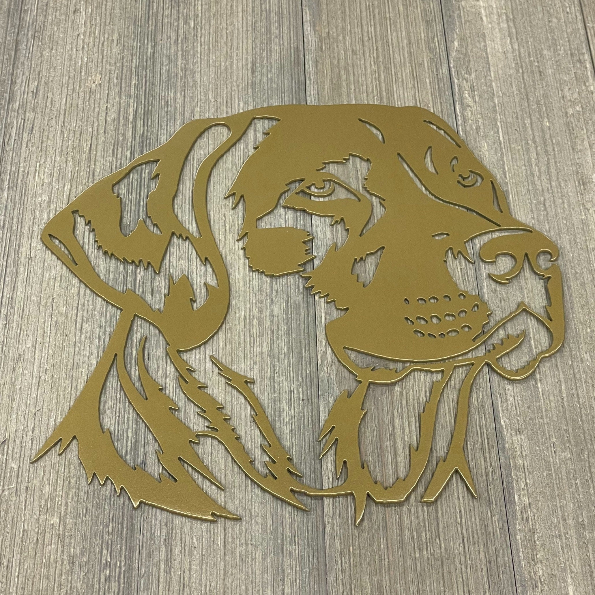 Yellow Lab Metal Sign Cutout (Option for Black Labs Upon Request) - Labrador Retriever Sign
