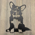 Corgi Charm Metal Sign - A Whimsical Tribute to the Adorable Welsh Companion - Corgi Metal Sign Cutout