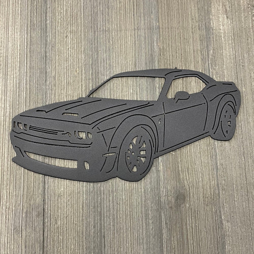 2012-2023 Challenger - 3rd Generation Metal Sign Cutout