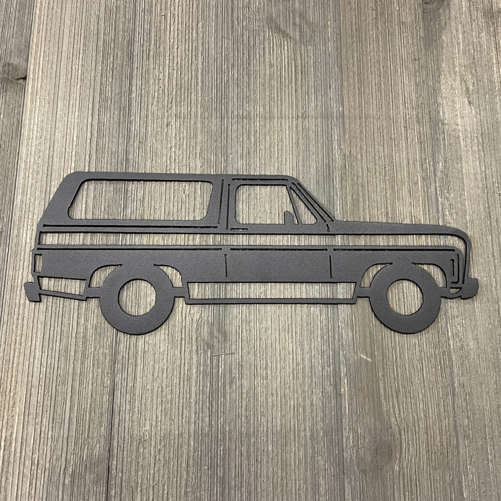 Classic K5 Blazer Metal Sign Cutout