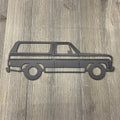 Classic K5 Blazer Metal Sign Cutout