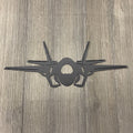 F-35 Lightning Metal Sign Cutout - Powder Coated Metal F35 Fighter Jet Sign - For the Ultimate Aviation Enthusiast!