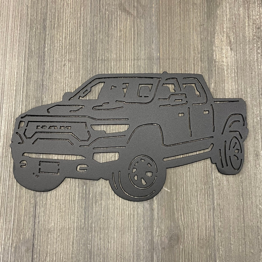 RAM TRX Powerhouse Metal Sign Cutout
