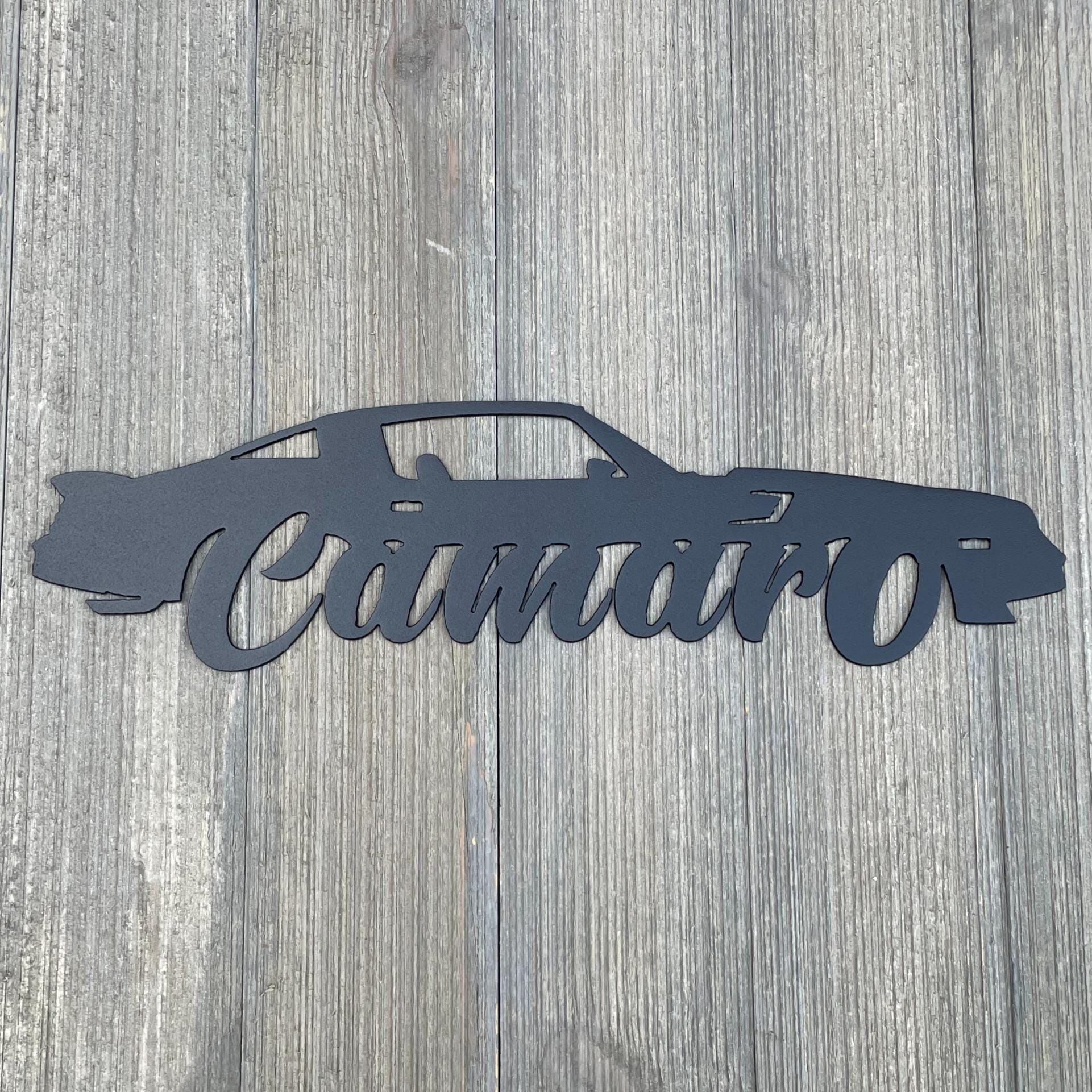 Second Gen Camaro: Metal Sign Cutout (1970-1981)