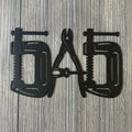 Dad Tools Metal Sign - Unique Tool-Inspired Design with C Clamp, Screwdriver, and Pliers - Gift for Dad, Grandpa - Shop Decor
