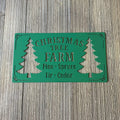 Christmas Tree Farm Metal Sign Cutout - Pine, Spruce, Fir, Cedar Holiday Decor - Christmas Decoration