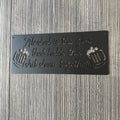 Alcohol is the Glue Metal Sign - Humorous Wall Art for Home Bar or Kitchen