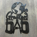 World's Greatest Dad Metal Sign - Tool-Inspired Design with C Clamp, Screwdriver, and Pliers - Fathers Day Gift - Gift for Dad or Grandpa