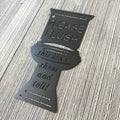 Please Flush Metal Sign - Funny Toilet Sign with Humorous Message - Bathroom Decor - This Isn't Show And Tell