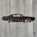 1968–1972 Pontiac GTO Metal Wall Art – 2nd Gen Classic Muscle Car Silhouette | “The Judge” Inspired Garage Decor for Car Enthusiasts