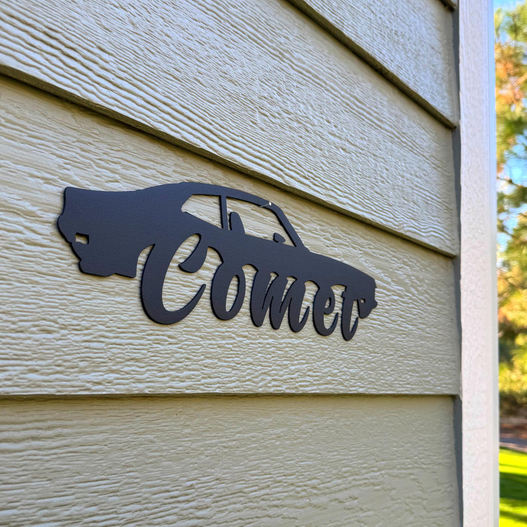 1971–1977 Mercury Comet Metal Wall Art – 3rd Gen Classic Ford Body Style | Retro Garage Decor & Gift for Vintage Car Lovers