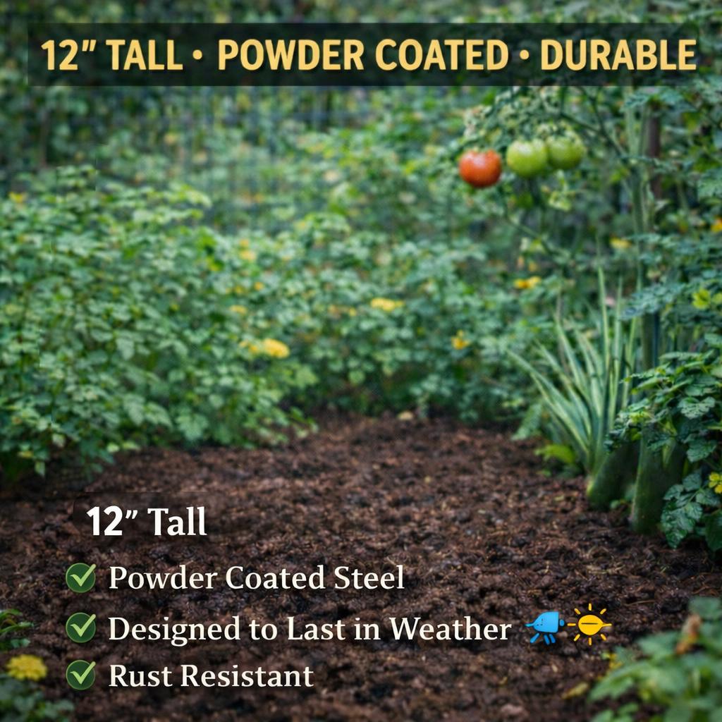 Themed Garden Marker Set – Salsa, Herb, Pizza & More – Metal Garden Stakes – Gift for Gardeners